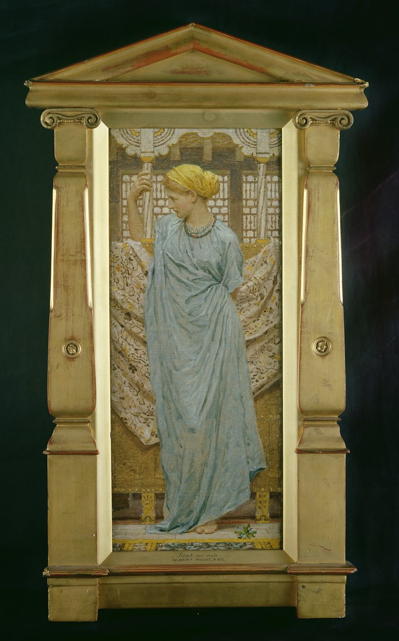 Huonekalut ja erilaiset esineet 1100- ja 1300-luvuilta tekijältä Albert Joseph Moore