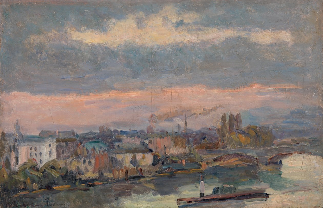 Al llarg del Sena (Rouen)finlandès tekijältä Albert Lebourg