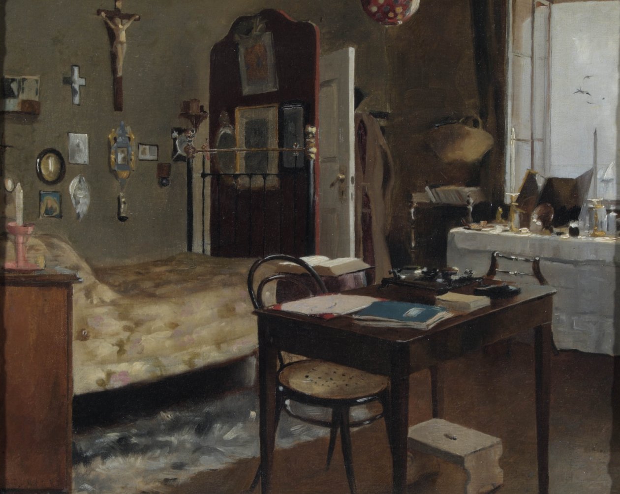 Sir Richard Burtonin makuuhuoneen sisustus, 1889 tekijältä Albert Letchford