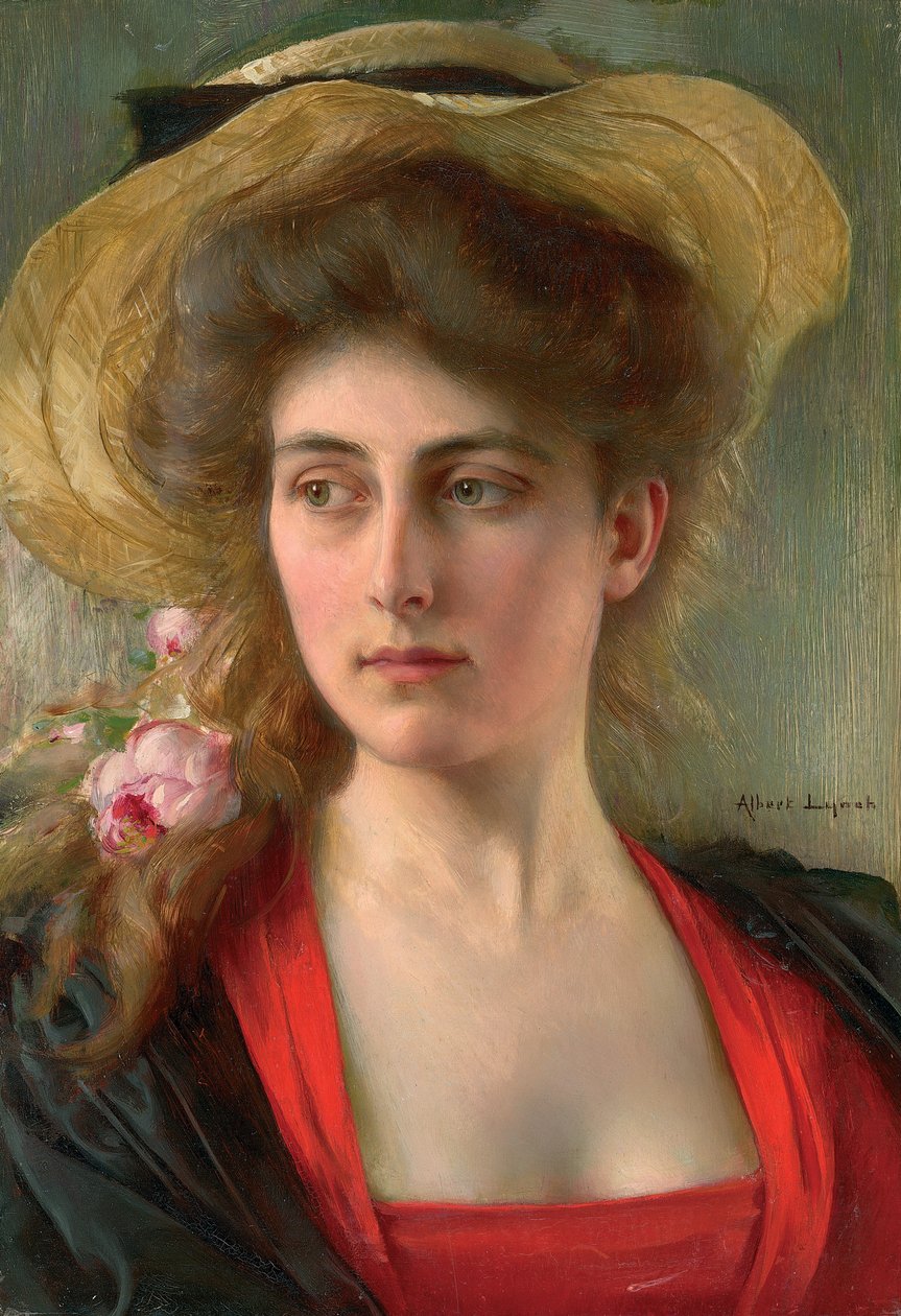 Elegantti (öljy paneelille) tekijältä Albert Lynch