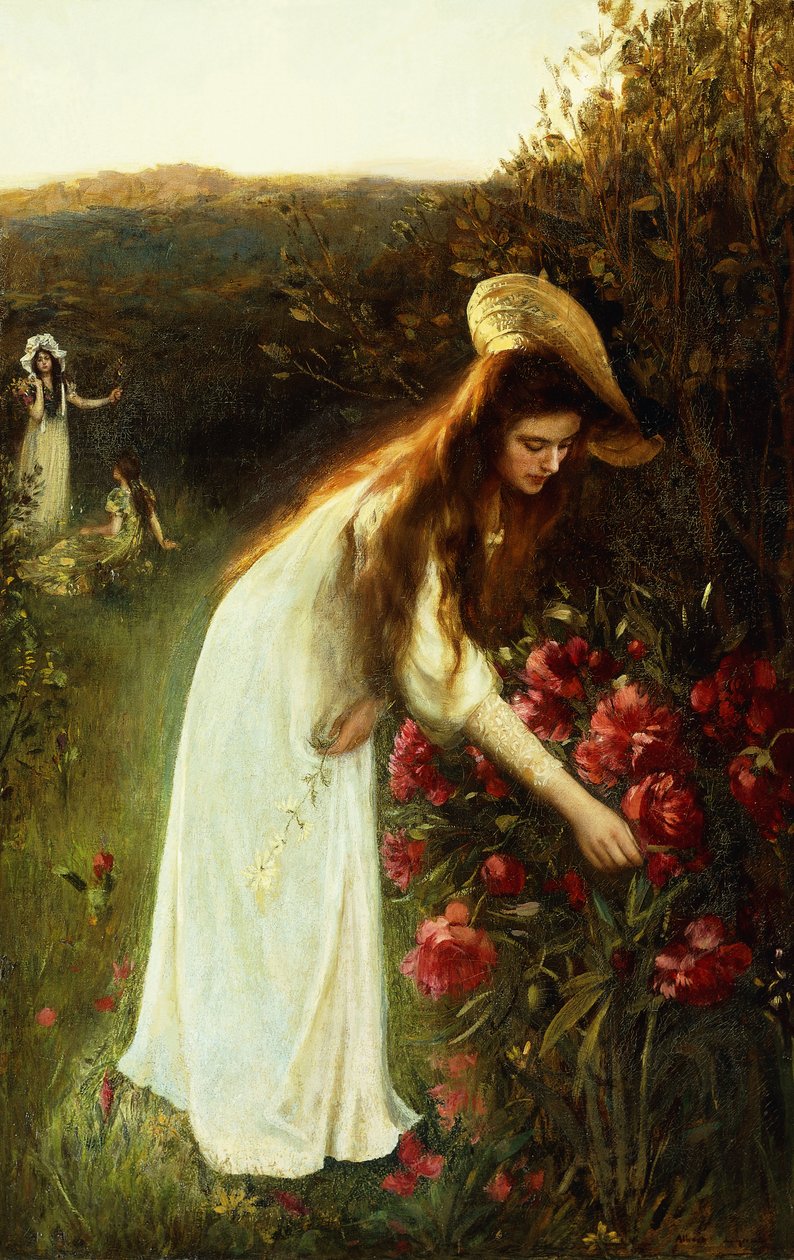 Kukkien poimiminen, tekijältä Albert Lynch