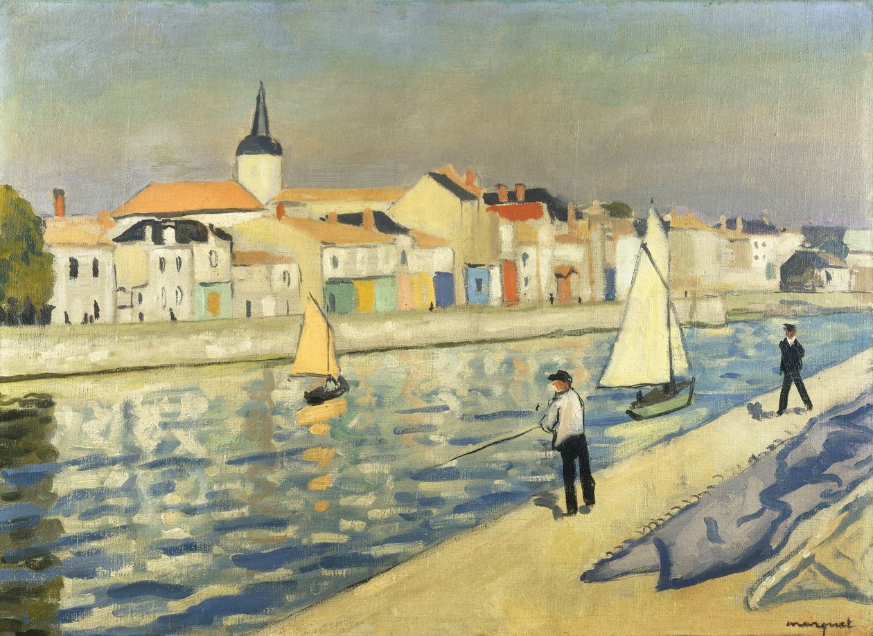 Kalastajat Chaumessa; Kalastajat La Chaumessa tekijältä Albert Marquet