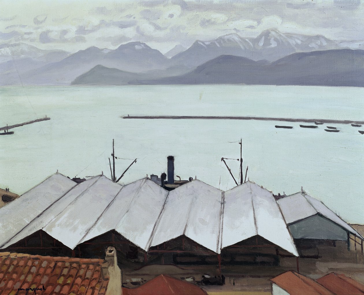 Bougie, Algerian satama (öljy kankaalle) tekijältä Albert Marquet