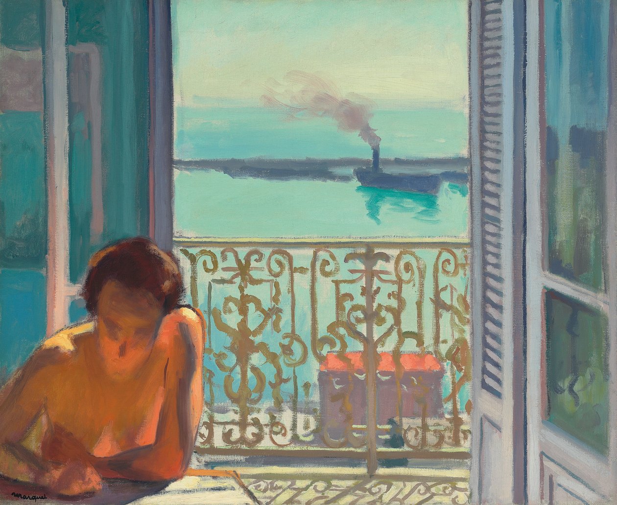 Taustavalo, Alger tekijältä Albert Marquet