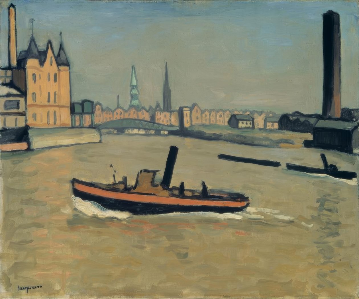 Hampurin satama tekijältä Albert Marquet