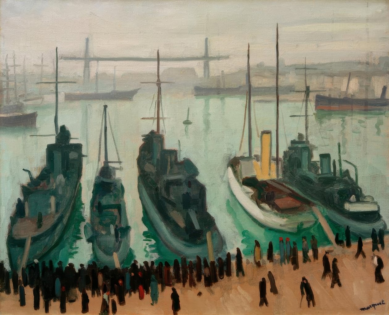 Marseillen vanha satama tekijältä Albert Marquet
