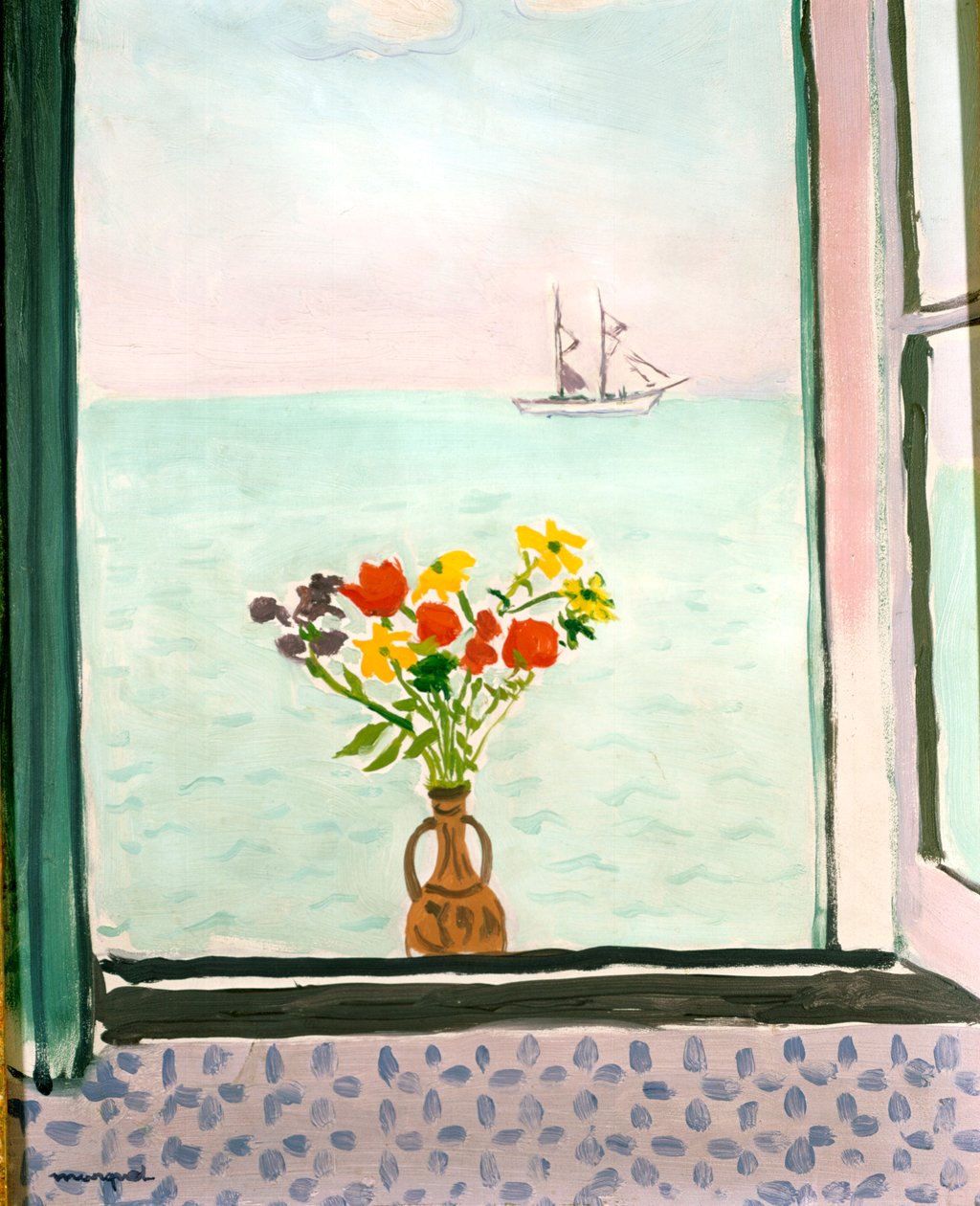 Ikkuna La Goulettessa, 1926 tekijältä Albert Marquet