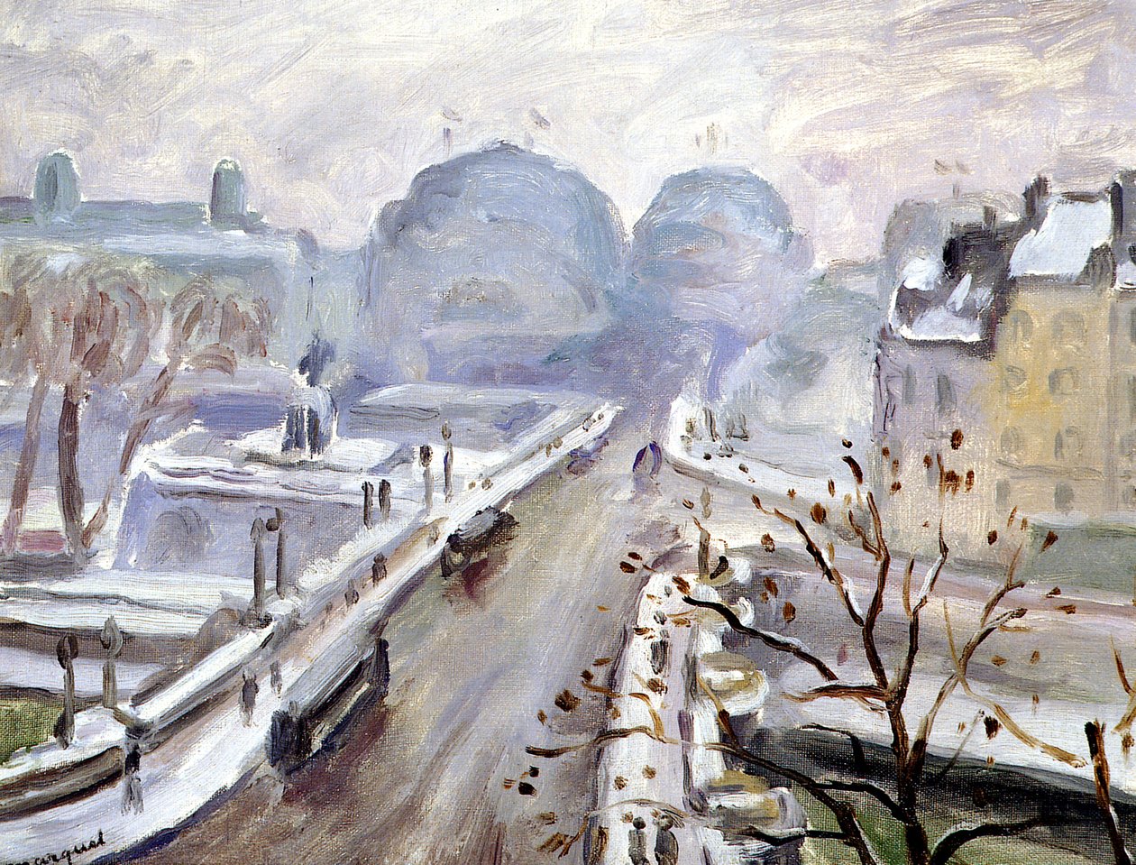 Ranska: Pont Neuf lumen alla tekijältä Albert Marquet