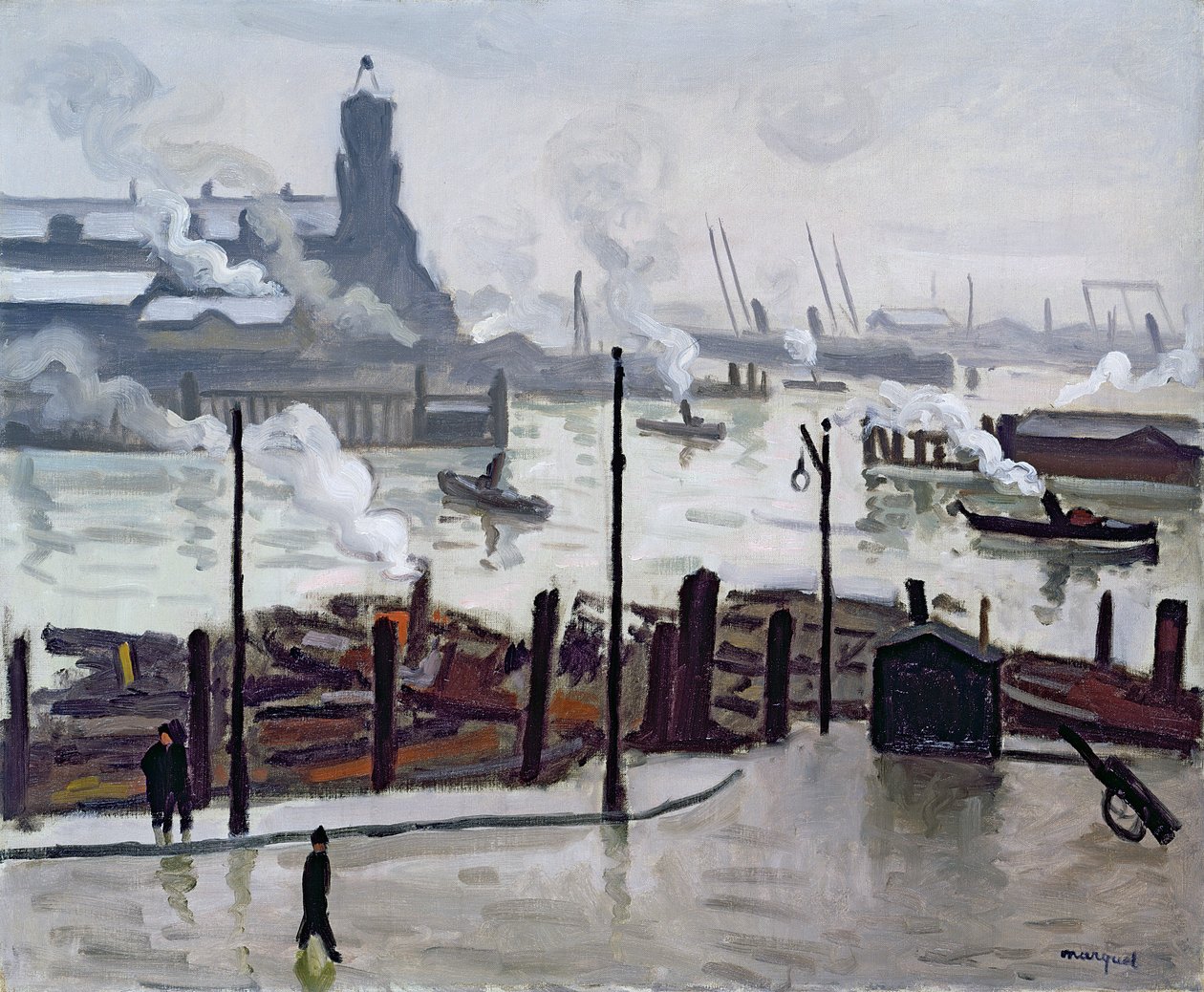 Hamburgo Harbourfinnish tekijältä Albert Marquet