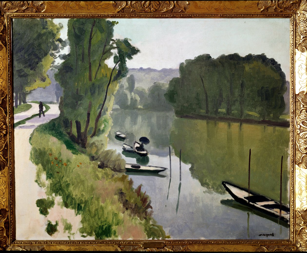 Peisaj din Ile de France, secolul XX (ulei pe pânză) finlandez tekijältä Albert Marquet