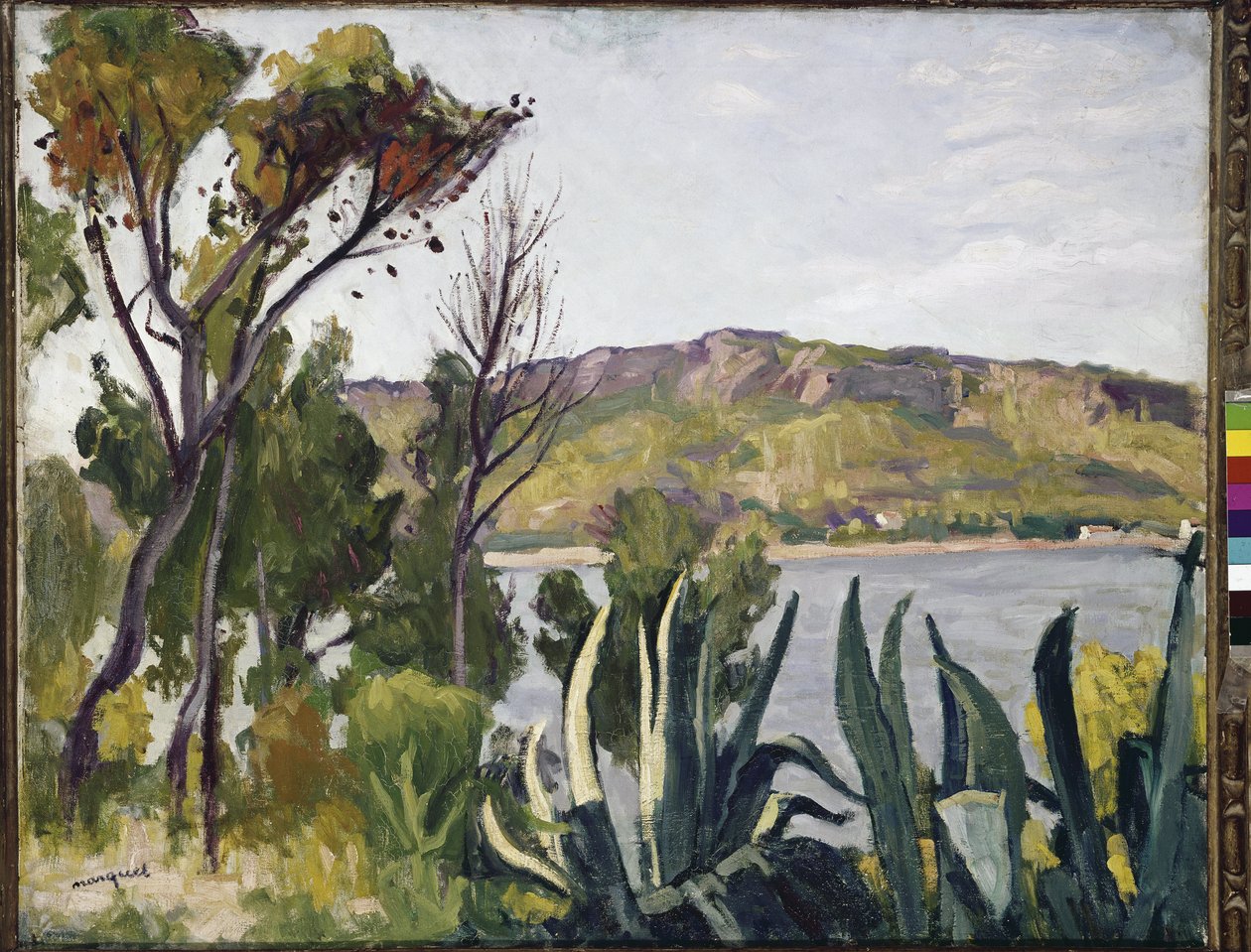 Maisema agavella. (öljy kankaalle tekijältä Albert Marquet