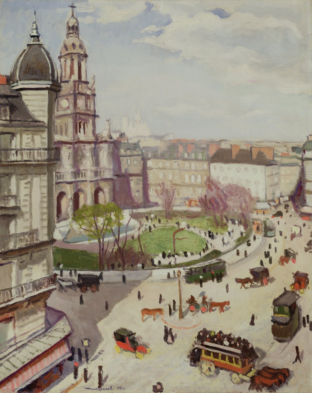 Le Square de la Trinite, Auringonvalo tekijältä Albert Marquet