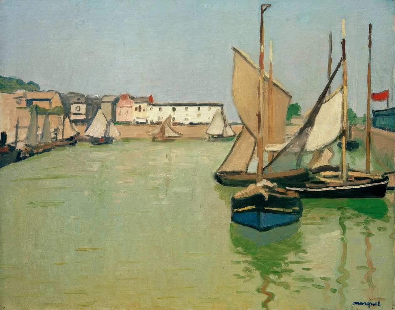 Honfleurin satama tekijältä Albert Marquet
