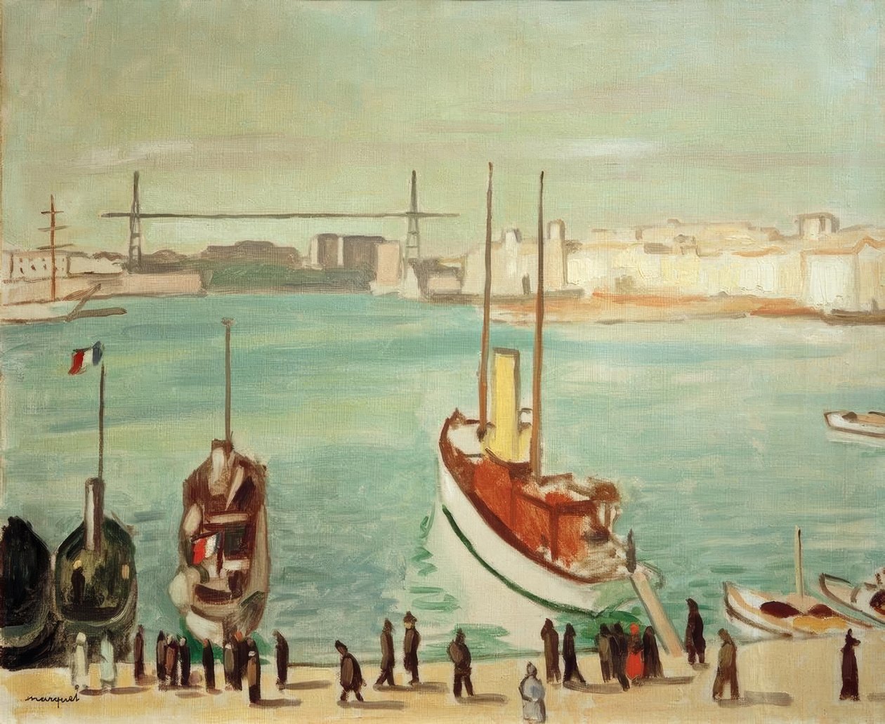 Marseillen satama tekijältä Albert Marquet