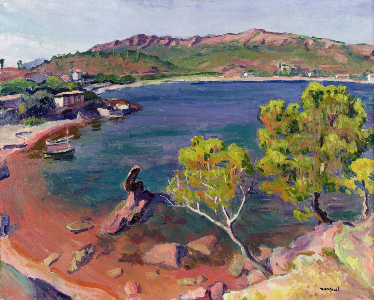 Midi-maisema (öljy kankaalle) tekijältä Albert Marquet