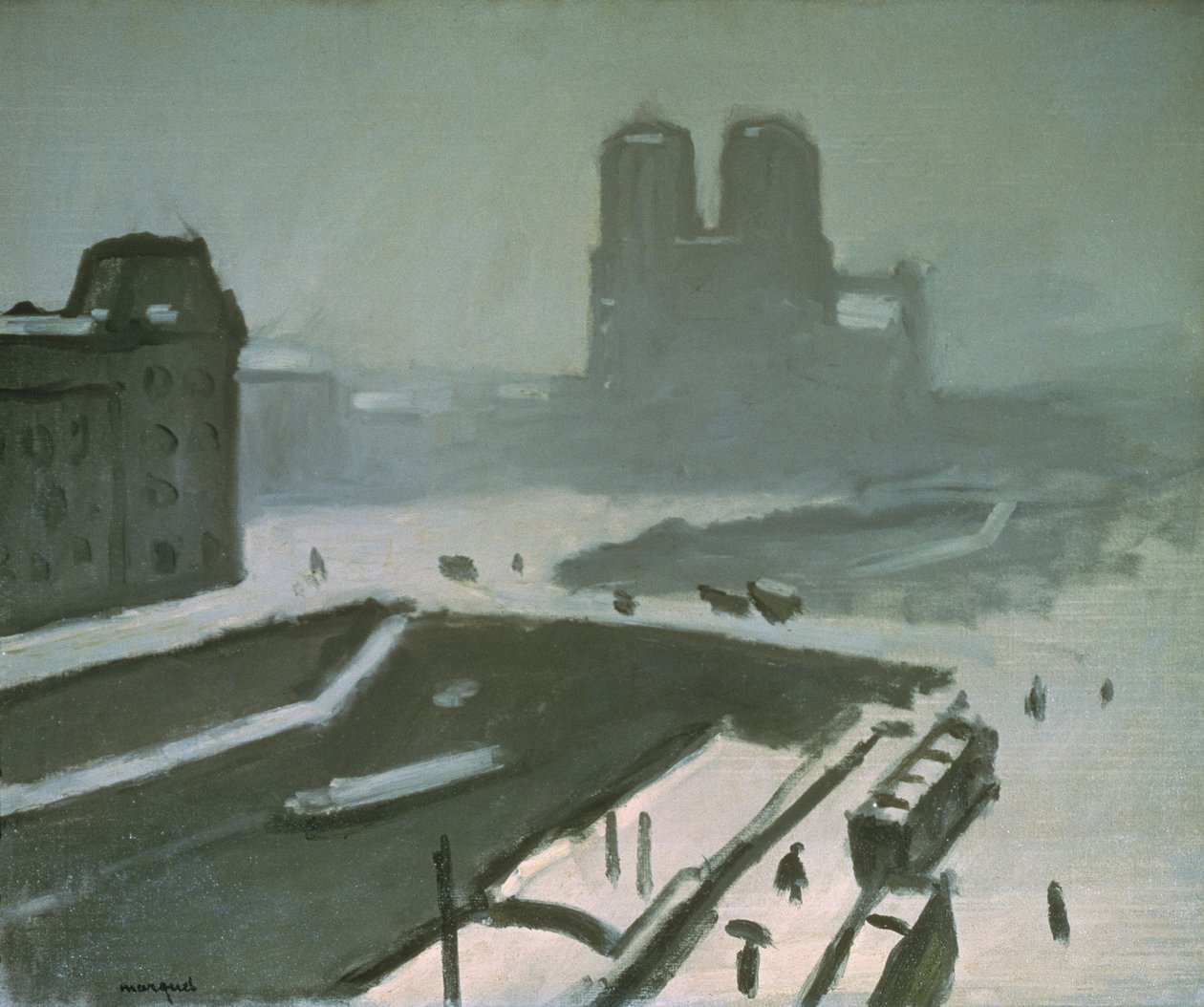 Notre Dame talvella tekijältä Albert Marquet