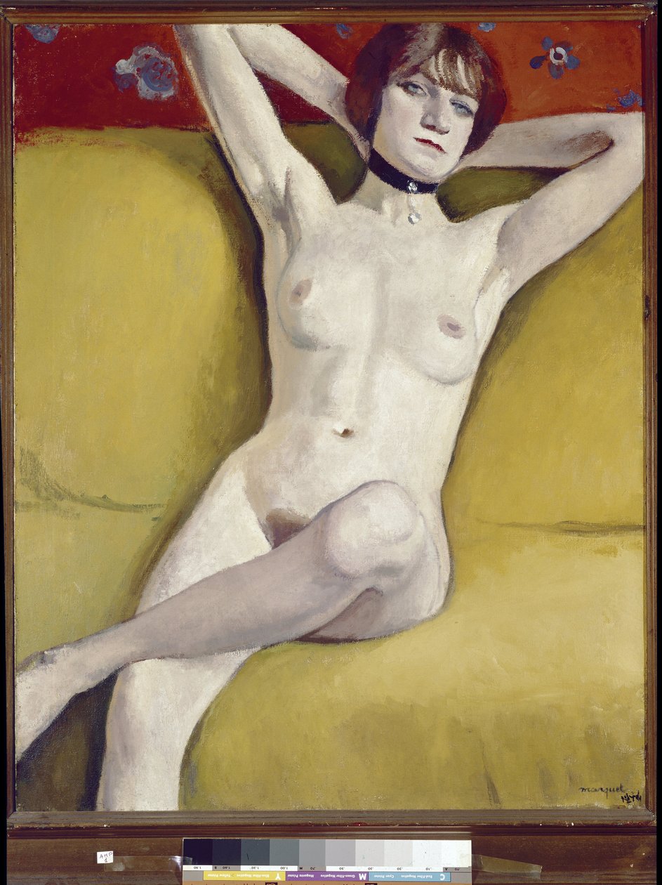 Alaston sohvalla tekijältä Albert Marquet