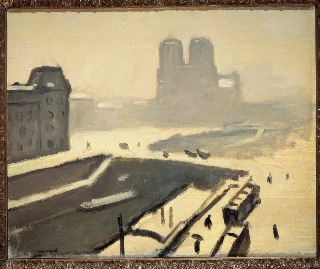 Pariisi talvella (Le pont Saint-Michel tekijältä Albert Marquet