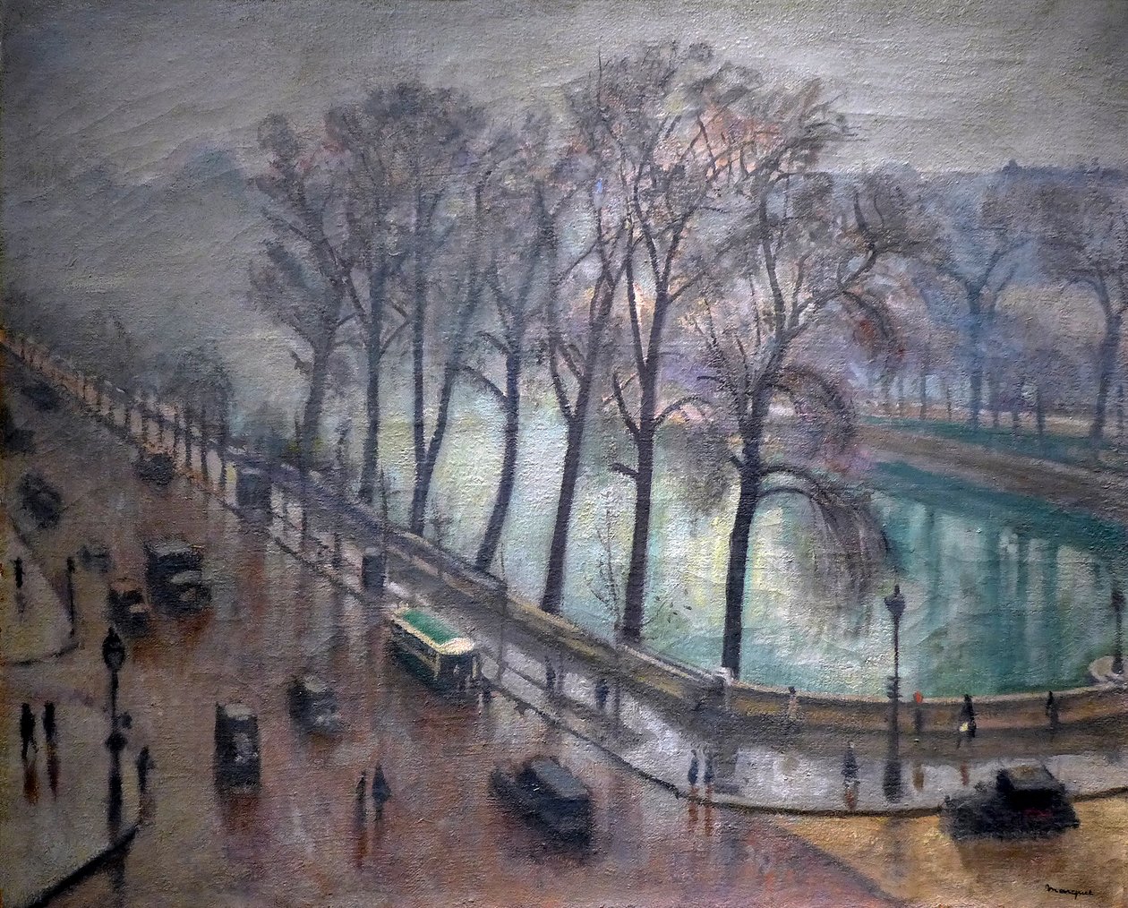 Pariisi, Quai Conti syksyllä, 1900-luku (öljy kankaalle) tekijältä Albert Marquet