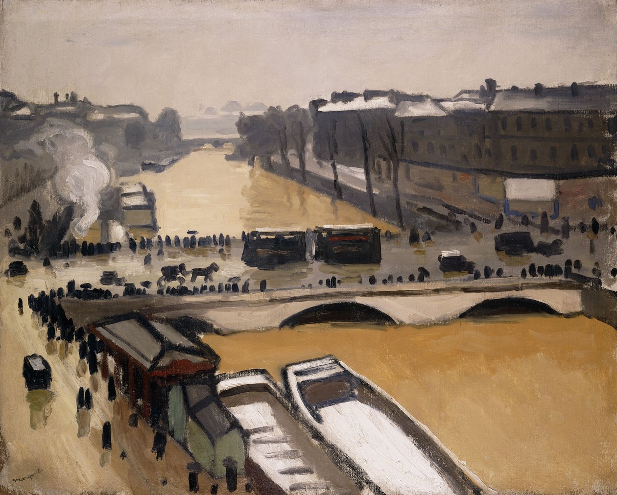 Pariisi, St. Michelin silta tekijältä Albert Marquet