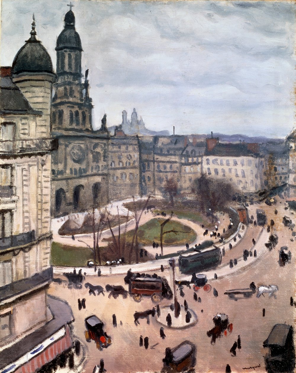 Place de la Trinité Pariisissa, 1911. tekijältä Albert Marquet