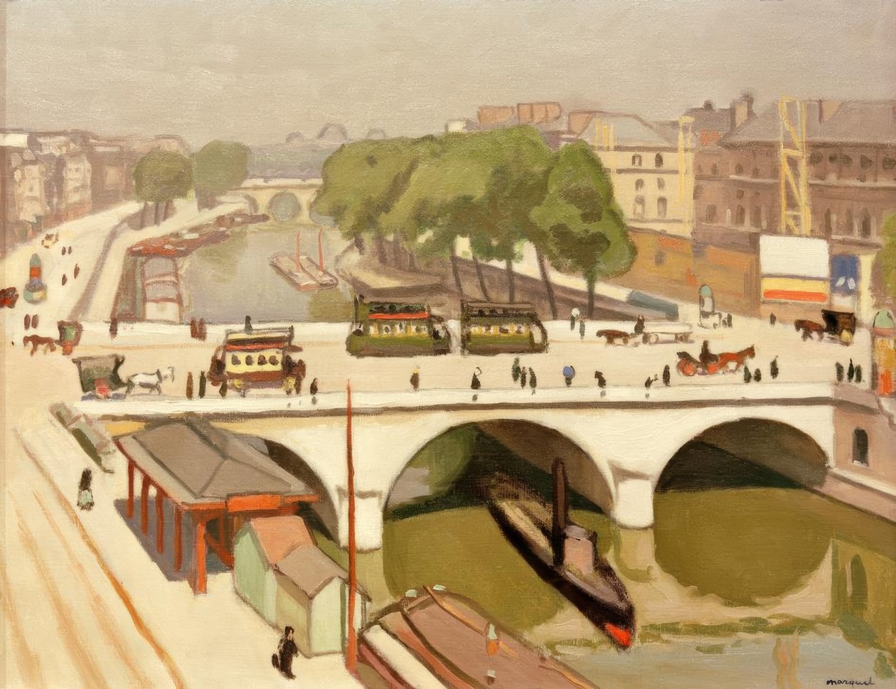 Pont St. Michel tekijältä Albert Marquet