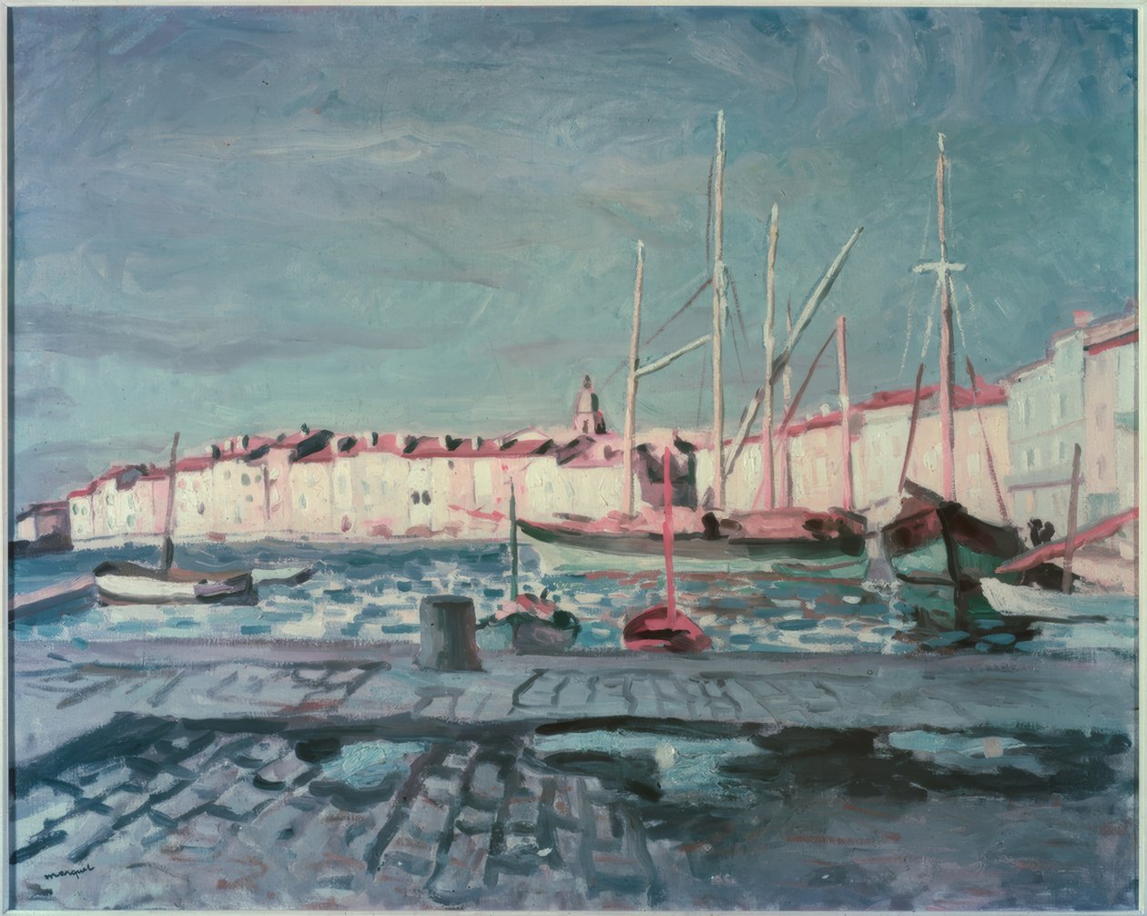 St-Tropezin satama tekijältä Albert Marquet