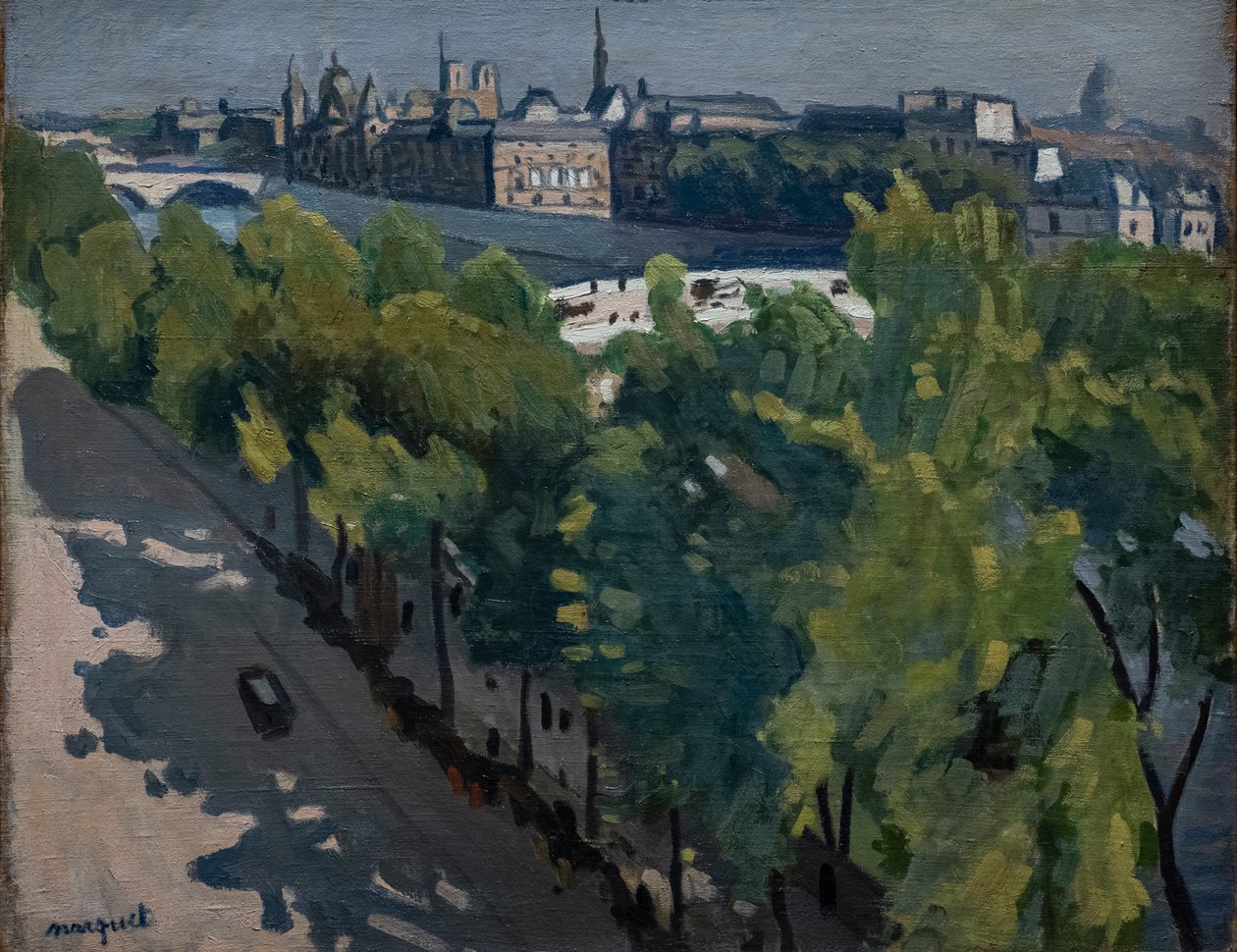 Quai du Louvre, näkymä kohti Pont Neufia tekijältä Albert Marquet