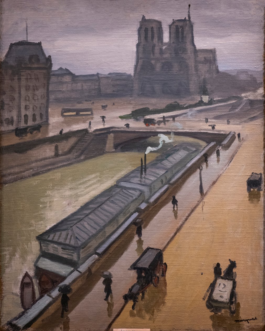 Sateinen päivä. Notre Dame de Paris tekijältä Albert Marquet