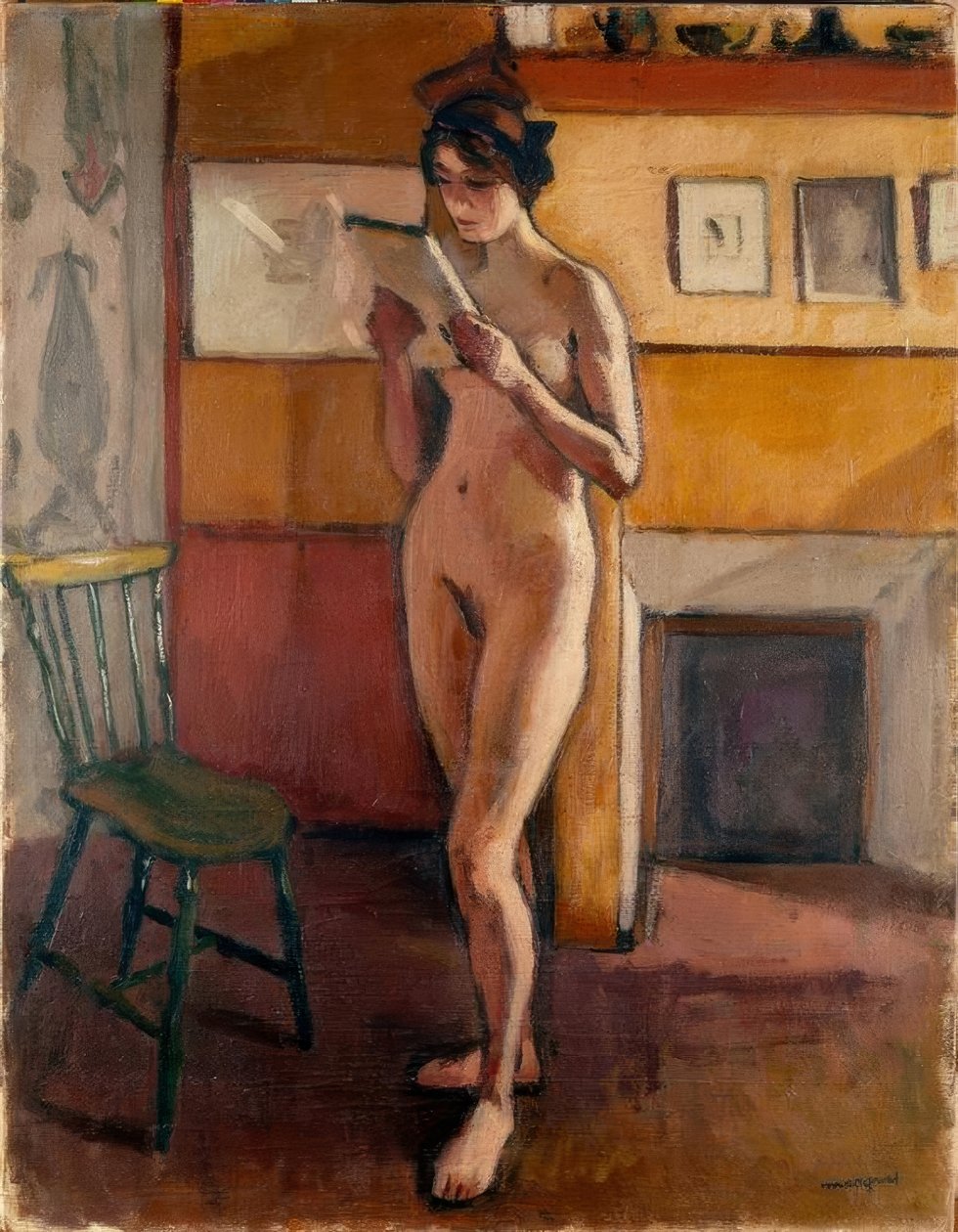 Stehender weiblicher Akt tekijältä Albert Marquet