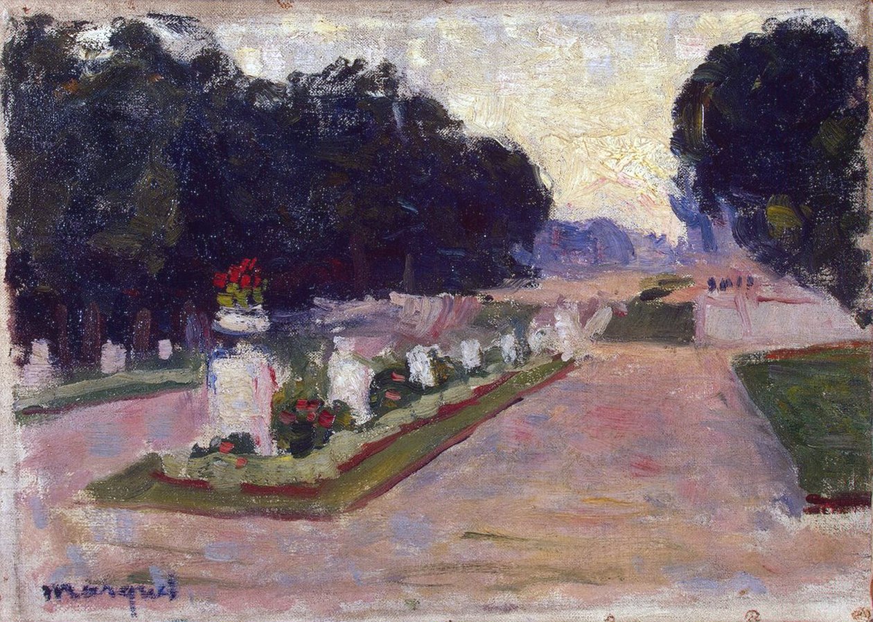 Luxemburgin puutarha tekijältä Albert Marquet
