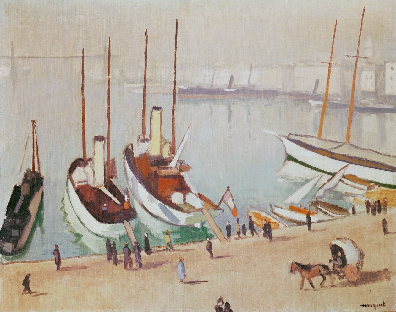 Marseillen vanha satama tekijältä Albert Marquet