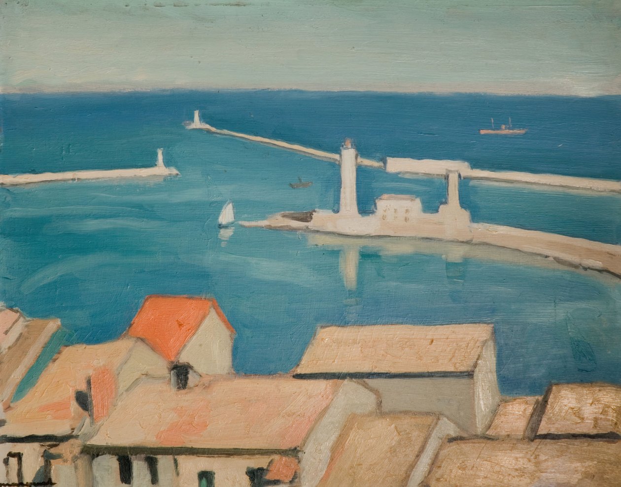Tämän satama, Marseille, 1924. tekijältä Albert Marquet
