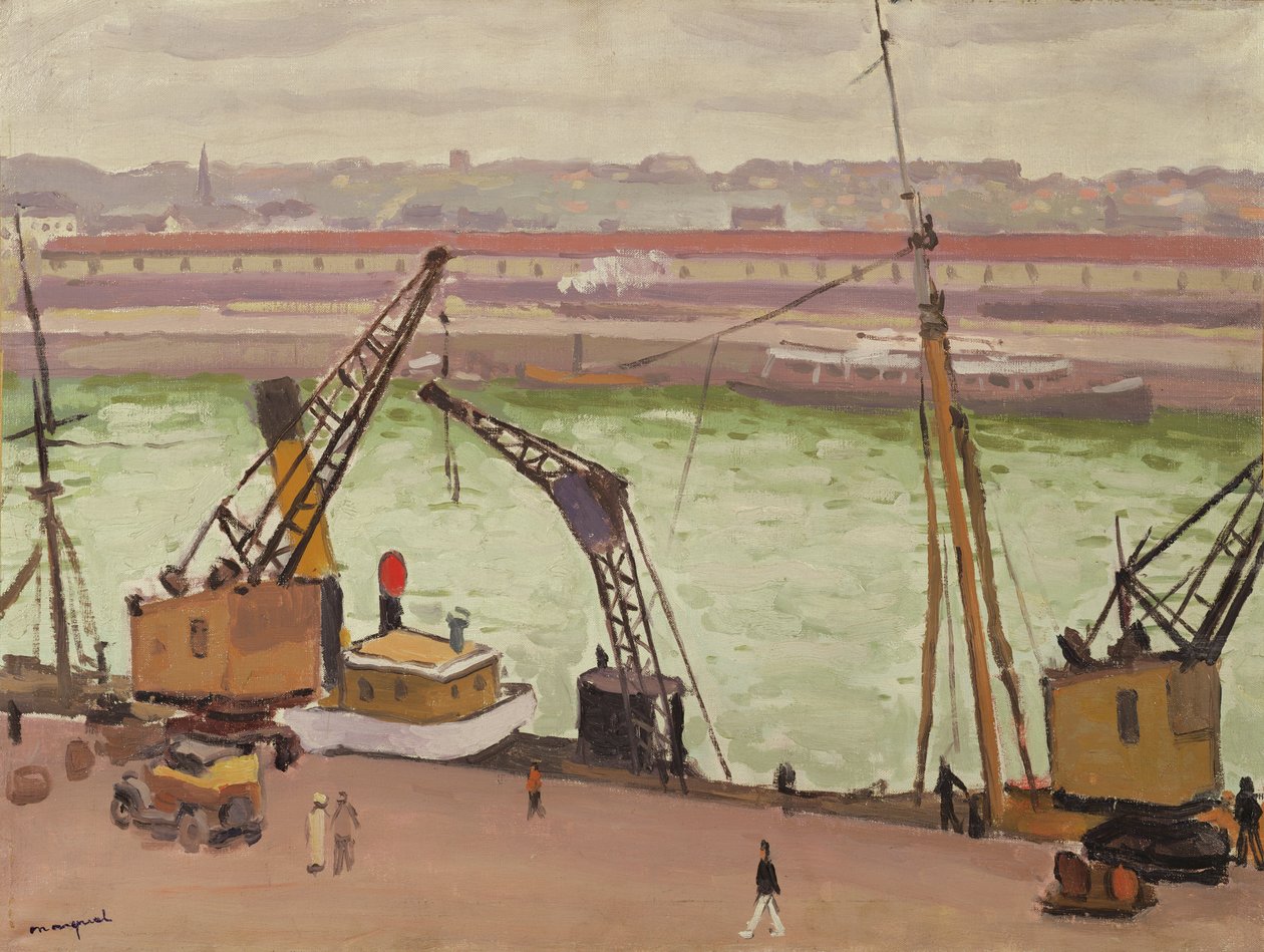 Boulogne-sur-Merin satama tekijältä Albert Marquet