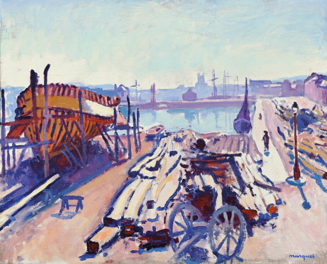 Fecampin satama tekijältä Albert Marquet