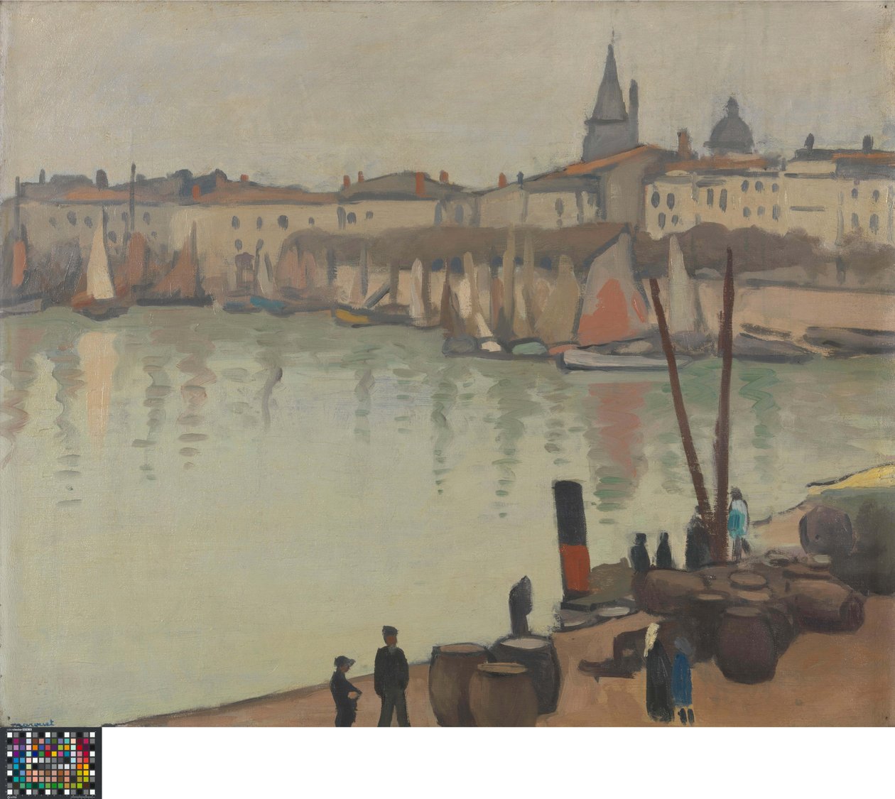 La Rochellen satama tekijältä Albert Marquet