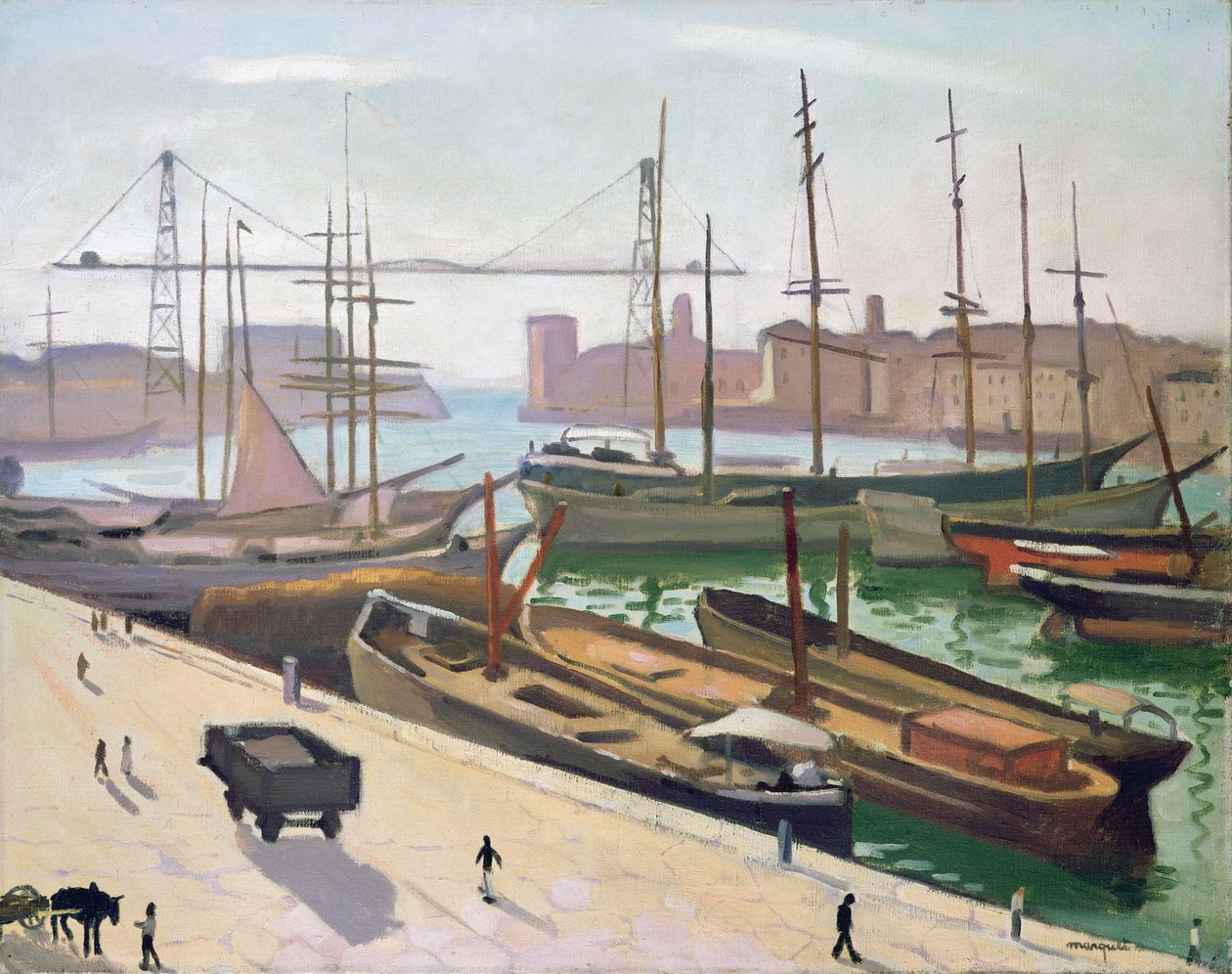 Marseillen satama tekijältä Albert Marquet