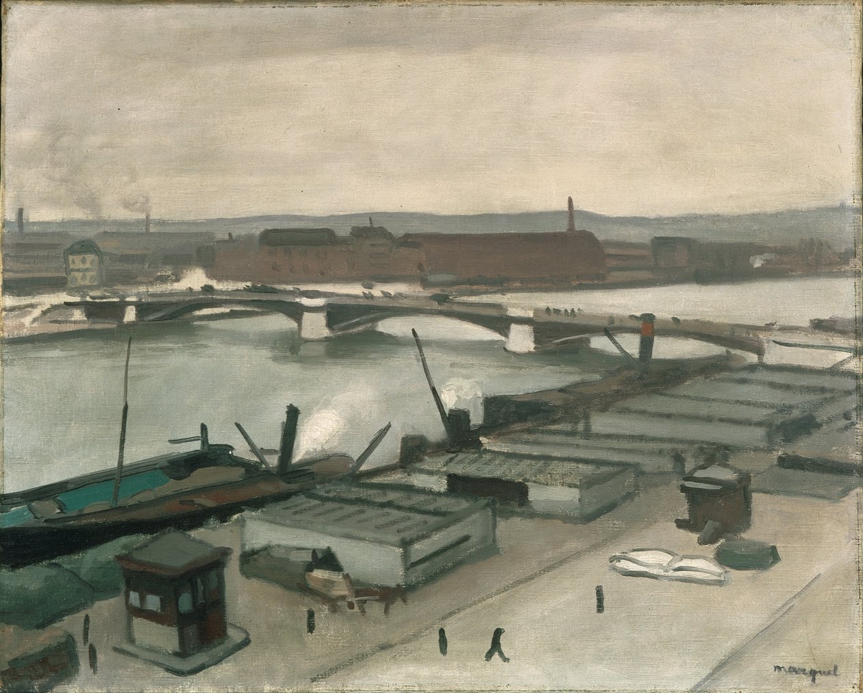 Rouenin laiturit tekijältä Albert Marquet
