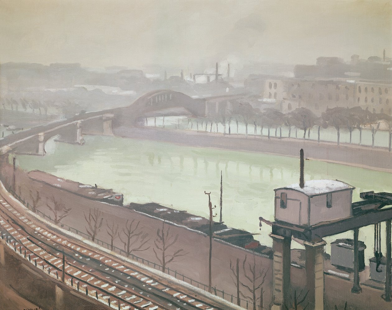 Seine-joki Grenellessä tekijältä Albert Marquet