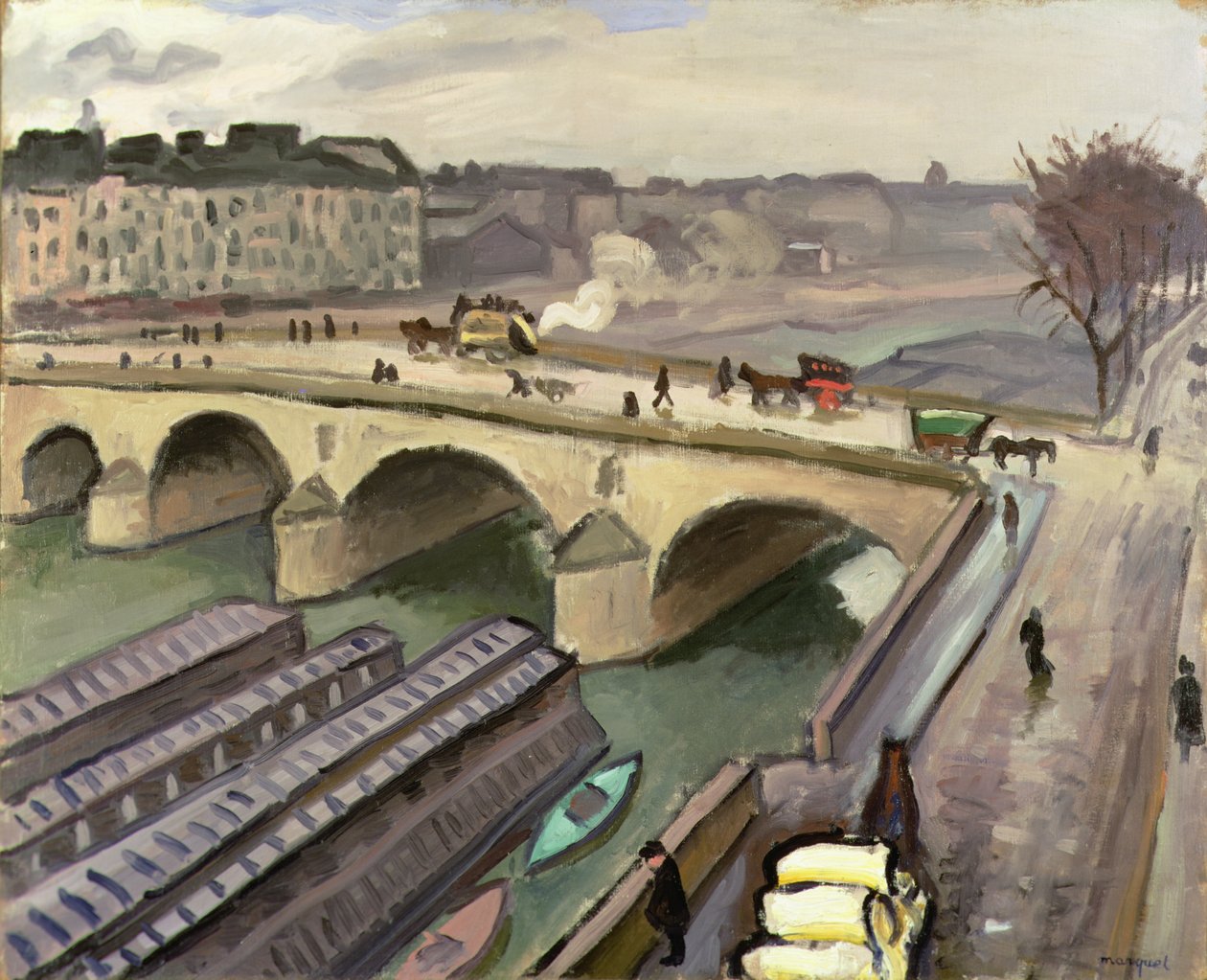 Seine Pariisissa, n. 1907 (öljy kankaalle) tekijältä Albert Marquet