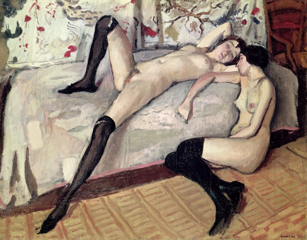 Kaksi tyttöystävää alasti. tekijältä Albert Marquet