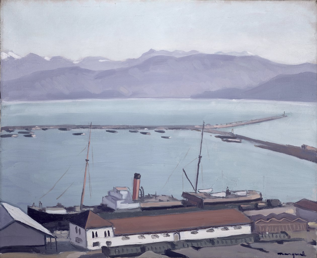 Näkymä Bougiessa, Algerissa tekijältä Albert Marquet