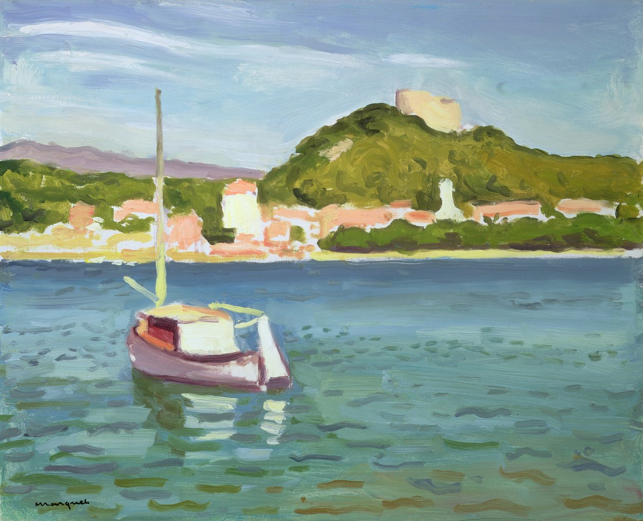 Näkymä Porquerollesista tekijältä Albert Marquet