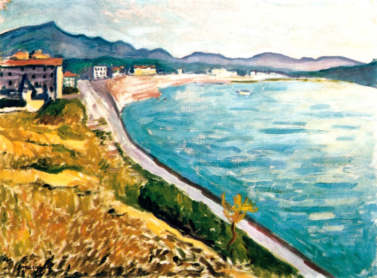 Näkymä Saint-Jean-de-Luzista, 1907 tekijältä Albert Marquet