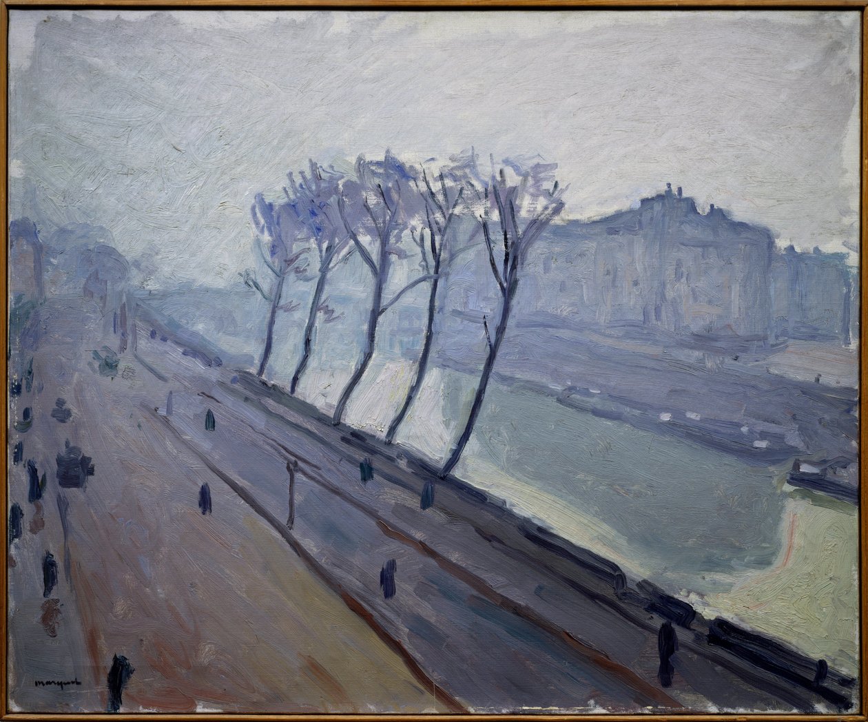 Näkymä Seinen laiturille Pariisissa tekijältä Albert Marquet