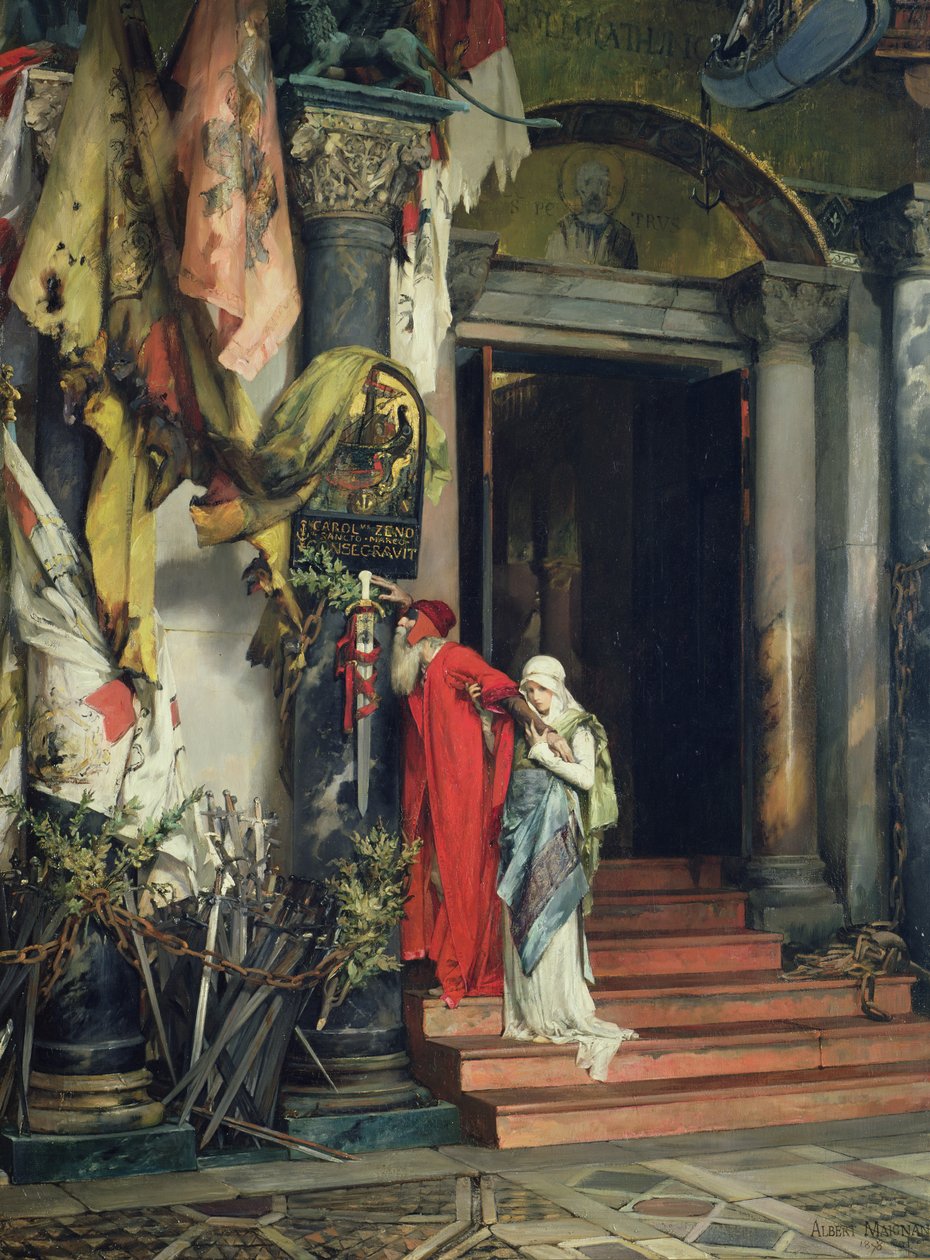 Amiraali Carlo Zeno (1334-1418) 1878 tekijältä Albert Pierre Rene Maignan