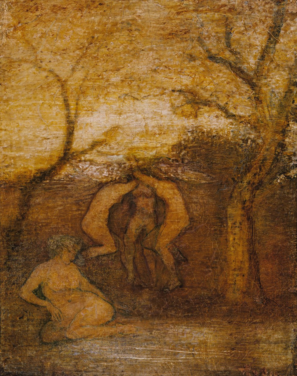 Dryadit tanssivat, vuonna 1879. tekijältä Albert Pinkham Ryder