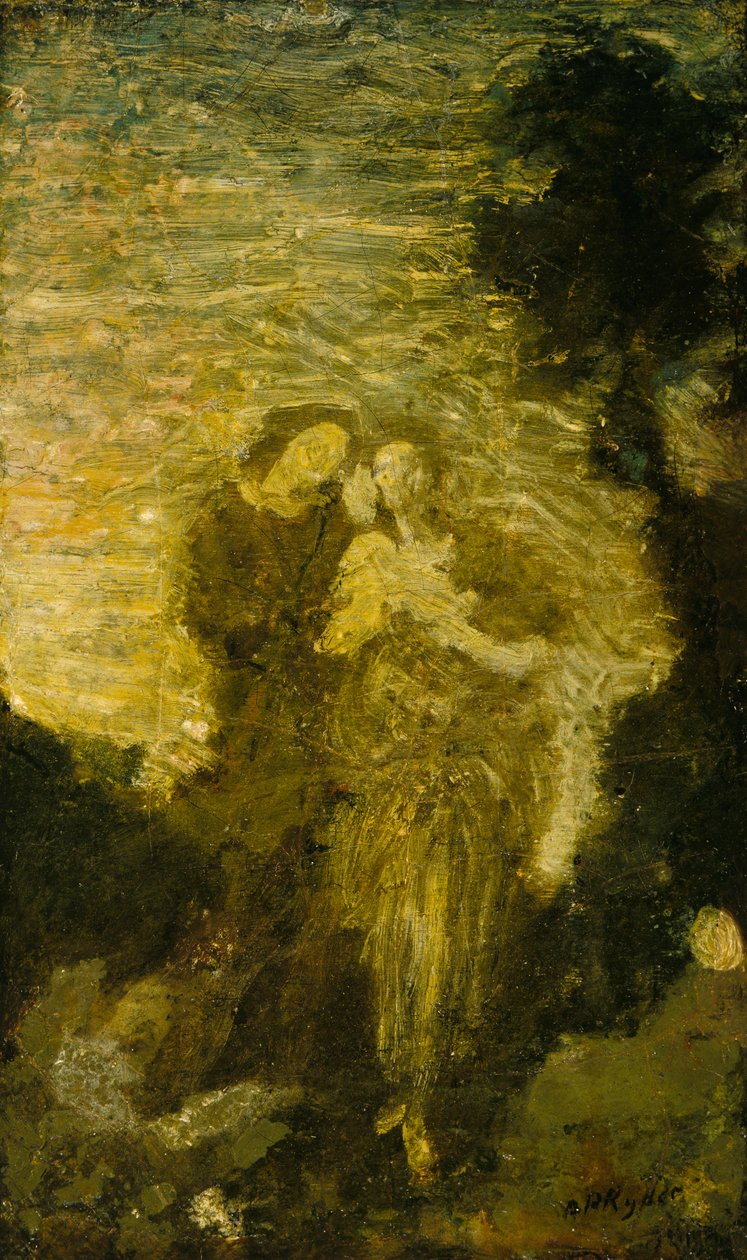 Florizel ja Perdita, vuoteen 1887 mennessä. tekijältä Albert Pinkham Ryder