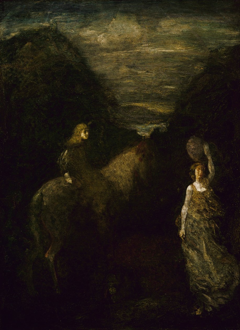 Kuningas Cophetua ja kerjäläisneito tekijältä Albert Pinkham Ryder