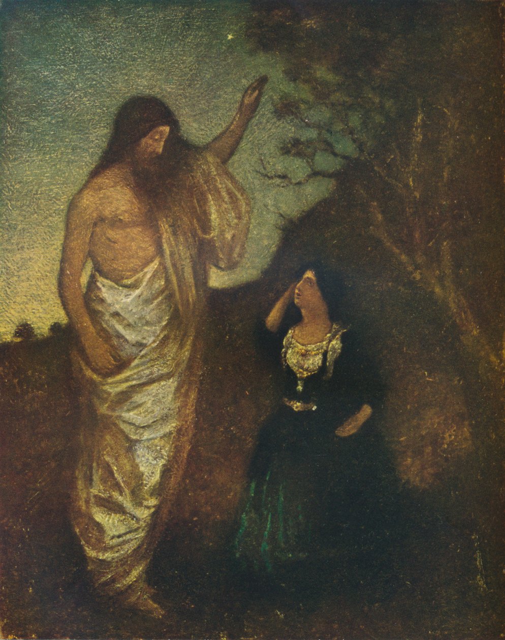 Ylösnousemus, 1885, 1929 tekijältä Albert Pinkham Ryder
